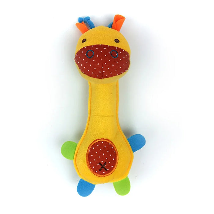 New Party Gifts Dog Toys Pet Puppy Chew Squeaker Squeaky Plush Sound Cartoon Dinosaur/Deer/Monkey Toys Small Pet Gift