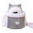 Cat Backpack Carrier Winter Warm Soft Plush Carry Pets Cage for Outdoor Travel Walking Cute Pets Backpack for Indoor Outdoor