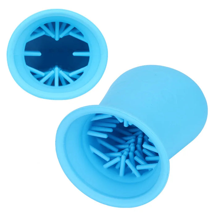 Tbelix Dog Paw Cleaner Cup Soft Silicone Foot Clean Brush Portable Pet Dogs Dirty Foot Wash Foot Cleaning Bucket Foot Wash Tools