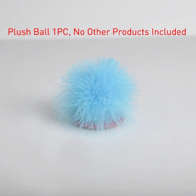 Interactive Electric Turntable Funny Toys For Cats Feather Teaser Rechargeable Maglev Bouncing Catching Kat Game Complexes