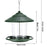 Hanging Wild Bird Feeder Outdoor Pet Food Dispenser Multiple Holes Bird Feeder Automatic Foot Feeding Tool for Flying Animals
