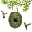 Unique Birdhouse Comfortable Birdhouse Hand-woven Natural Grass Hummingbird House for Garden Outdoor Decoration Window Hideaway