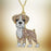 Delicate cute boxing dog pendant Necklace Women's elegant pet puppy jewelry Animal accessories Gift for dog lovers