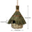 Unique Birdhouse Comfortable Birdhouse Hand-woven Natural Grass Hummingbird House for Garden Outdoor Decoration Window Hideaway