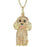 Exquisite Cute Yorkshire Pendant Necklace Women's Elegant Pet Puppy Jewelry Animal Accessories Birthday Gifts for Dog Lovers