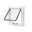 Dog Cat Flap Door with 4 Way Security Lock Flap Door for Dog Cats Kitten ABS Plastic Small Pet Gate Door Kit Cat Dogs Flap Doors