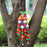 Pet Bird Chewing Toy Colorful Wooden Blocks Acrylic Beads Parrot Toy Bite Bridge Bird Tearing Toy Cockatiels Training Hang Swing