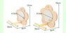 Bird Mirror Wooden Interactive Play Toy With Perch For Small Parrot Budgies Parakeet Cockatiel Conure Lovebird Cage Accessories