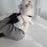 Dog Clothes for Small Dogs Summer Dog T-Shirt Pet Dog Skirt Black White Retro Dresses Puppy Costume Chihuahua Clothing