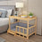 Solid Wood Dog Kennel Pets Bed Smooth Polished Teddy Dog Nest Golden Retriever Detachable Pet Bed Solid Wood Material Cat House
