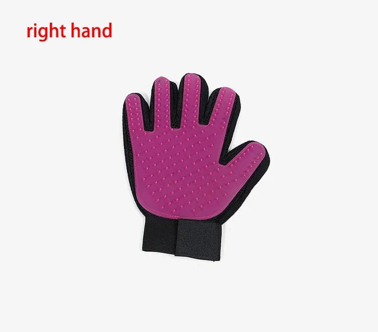 Pet Glove Cat Grooming Glove Cat Hair Deshedding Brush Gloves Dog Comb for Cats Bath Hair Remover Clean Massage Brush for Animal