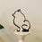 Dog Cat Minimalist Art Sculpture Decor Gift Metal Decor Modern Home Office Accessories Animal Shape Ornament Dropshipping