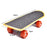 Bird Playtime Accessory Flexible Wheel Parrot Scooter Mini Skateboard Toy for Budgies Parakeets Fun Bird Training Accessories