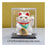 Mini Wealth Waving Hand Cat Chinese Lucky Cat Cartoon Ornament Cute Waving Arm Beckoning Fortune Cat for Car Home Office Decor