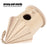 Wooden Bird House DIY Natural Wooden Round Shaped Hanging Bird Nest For Outdoor Garden