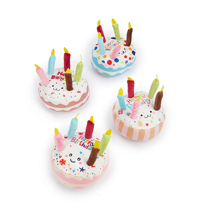 Birthday Cake Pet Dog Soundmaking Interest Toys Bite Resistant Molar To Pass The Time Plush Gnaw Toys Birthday Gift