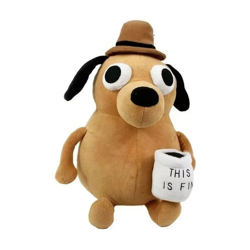 Animal Coffee Dog Plush Toy Soft Stuffed Doll Kids Toy Gift for Children Boy Birthday