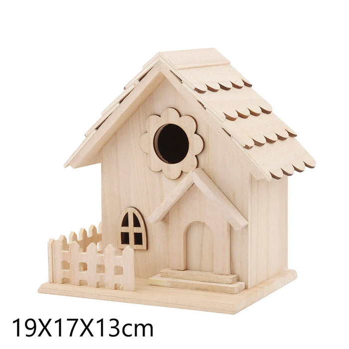 Wooden Bird Houses Bluebirds Home Small Bird House For Outside Garden Unfinished Bird Houses To Paint For Bird Watching
