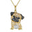 Exquisite Cute Yorkshire Pendant Necklace Women's Elegant Pet Puppy Jewelry Animal Accessories Birthday Gifts for Dog Lovers
