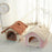 Soft Cat Bed Deep Sleep House Dog Cat Winter House Removable Cushion Enclosed Pet Tent For Kittens Puppy Cama Cat Supplies