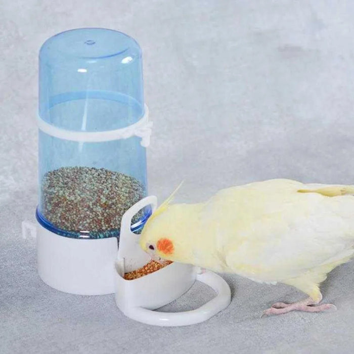 Automatic Bird Feeder Bird Water Drinker with Clip Pet Birds Water Dispenser Hanging Water Bottle Food Bowl For Parrot Bird Cage