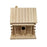 Bird Cage Accessories Birdhouses For Outside Wooden Bird House Nesting Box Hanging Bird Nests Home Garden Decoration