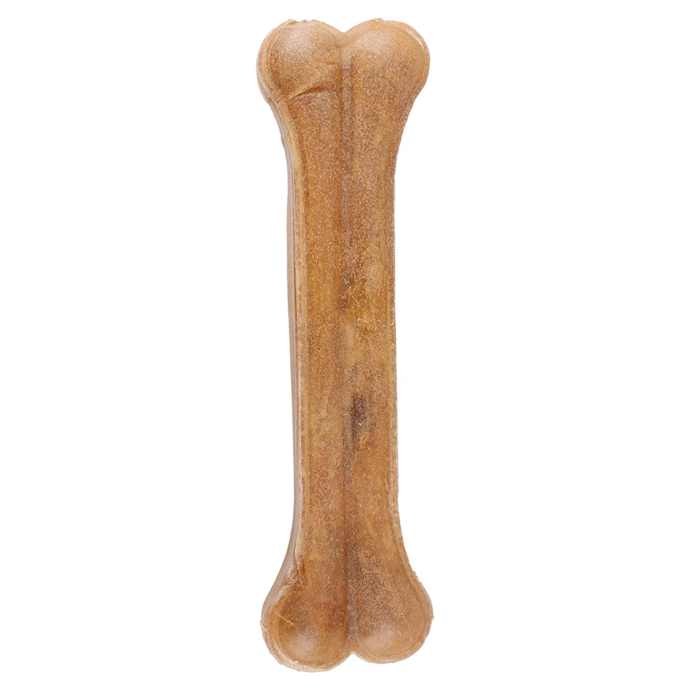 8 Inch Cowhide Bone Non-Toxic Creative Dog Chews Toys Anti-bite Leather Chew Bone Indestructible for Small Medium Large Dog