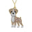 Exquisite Cute Yorkshire Pendant Necklace Women's Elegant Pet Puppy Jewelry Animal Accessories Birthday Gifts for Dog Lovers