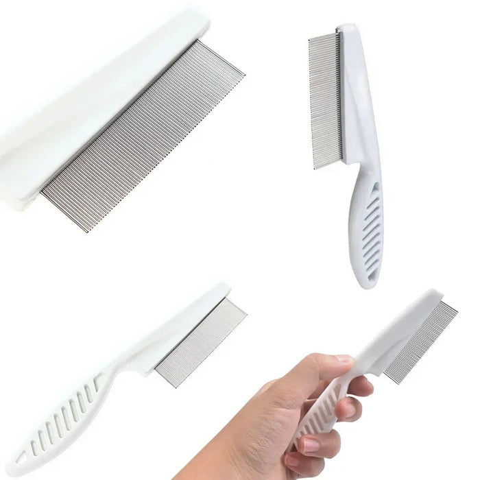1Pc Dog Cat Grooming Brush Small Pet Hair Remover Flea Comb Shampoo Bath Brush for Hamster Guinea Pig Rabbit Accessories