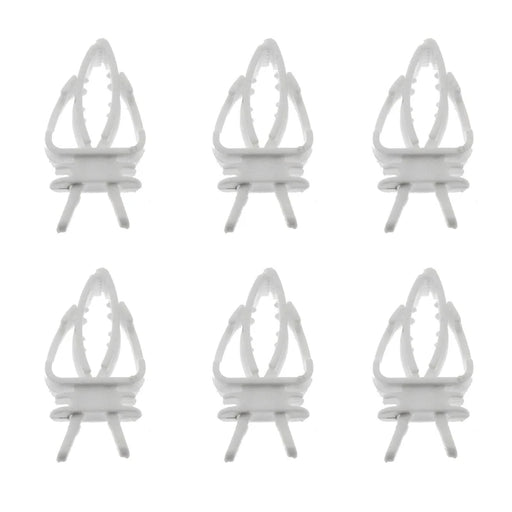 6pcs Bird Cage Accessories Birds Vegetable Clip Food Rack Parrot Clip Bird Thumb Box Bird Fruit Fork Bird Egg Holder Tray