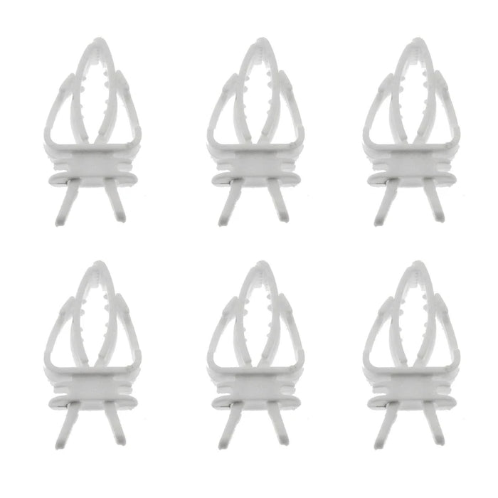 6pcs Bird Cage Accessories Birds Vegetable Clip Food Rack Parrot Clip Bird Thumb Box Bird Fruit Fork Bird Egg Holder Tray